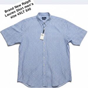 Ralph Lauren Men's Blue Pinstripe Shirt